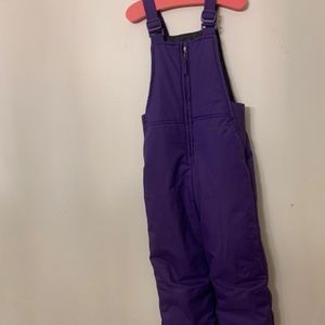 Purple Artix Snow paints / bibs  5T